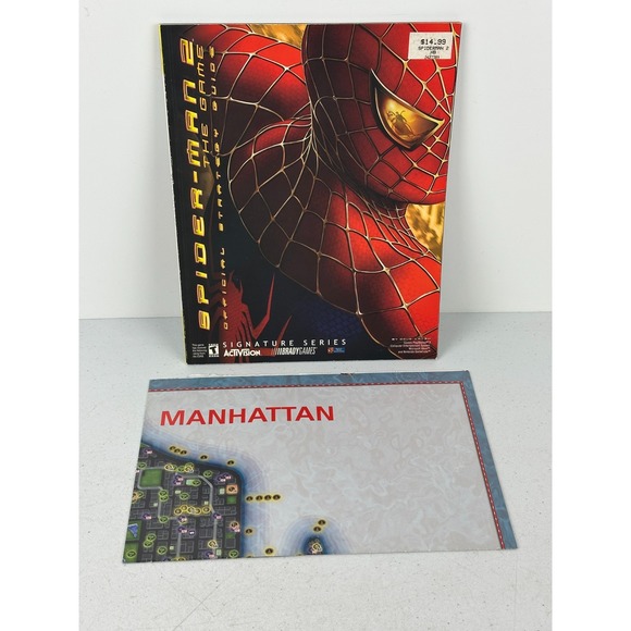 Other - Spiderman 2: The Game Official Game Strategy Guide Poster Included Excellent